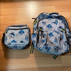 Pottery Barn Kids Batman backpack and lunch box